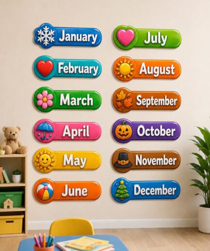 Months of the Year Wall Sticker – SS014