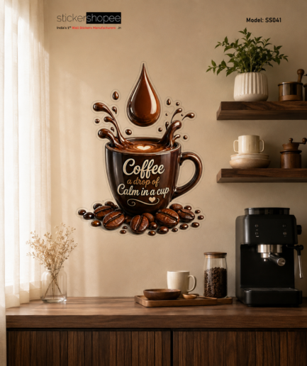 Coffee Cup Wall Sticker – SS041