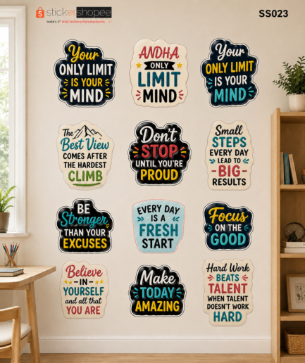 Motivational Quote Wall Sticker – SS023