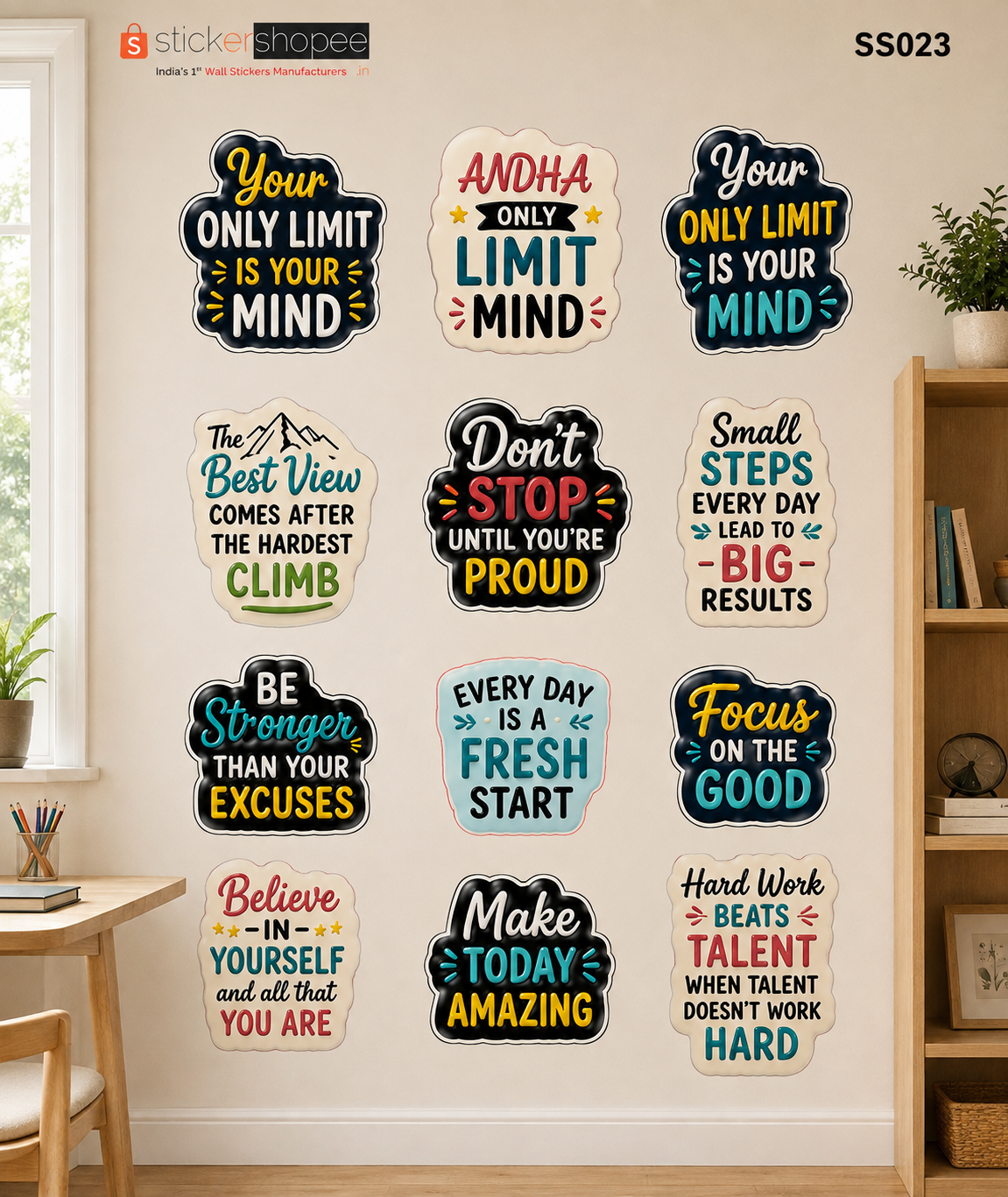 Motivational Quote Wall Sticker – SS023