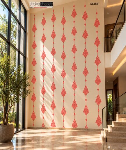 Traditional Damask Paisley Wall Sticker – SS155