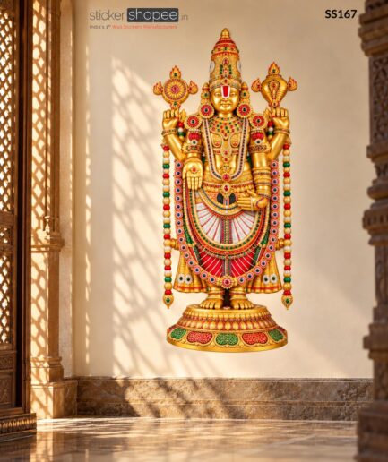 Lord Venkateswara Wall Sticker – SS167